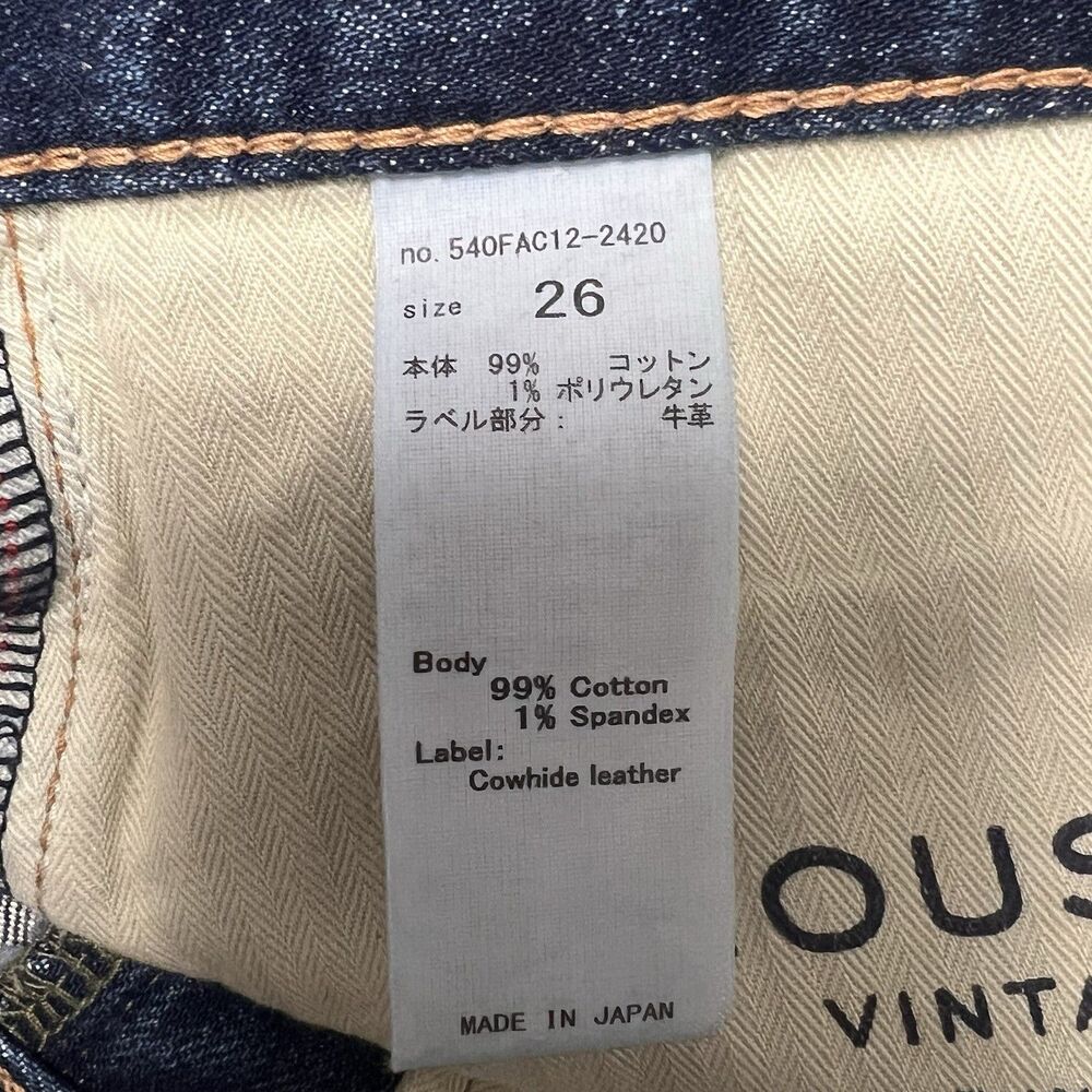 MOUSSY Jeans Straight Leg Button Fly High Waist Blue Denim Women's Size 26 - Picture 8 of 9